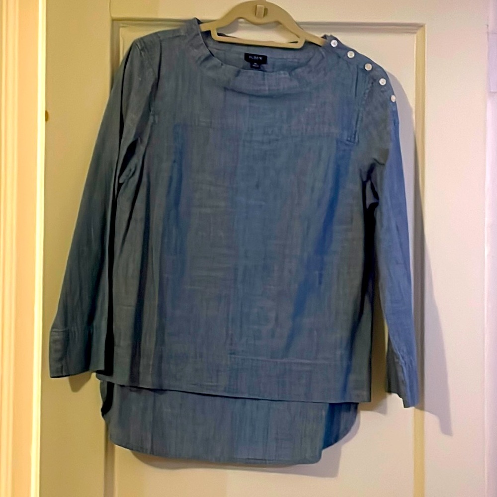 JCrew EUC chambray tunic. Size medium.